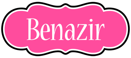 Benazir invitation logo
