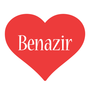 Benazir love logo