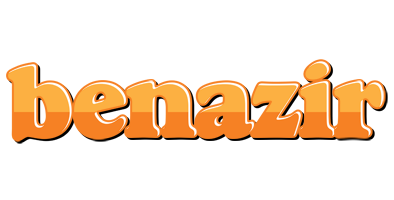 Benazir orange logo