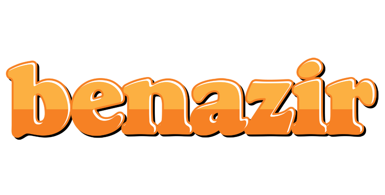 Benazir orange logo