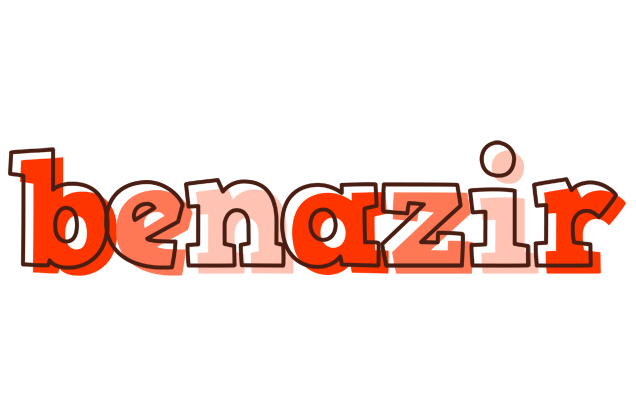 Benazir paint logo