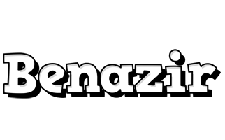 Benazir snowing logo