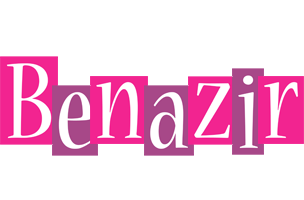 Benazir whine logo