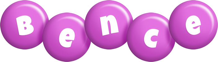 Bence candy-purple logo