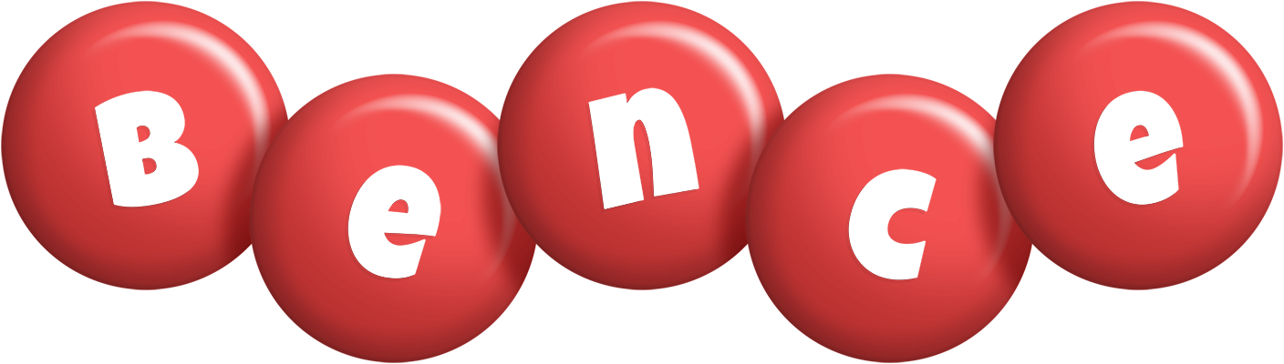 Bence candy-red logo