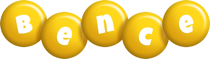 Bence candy-yellow logo