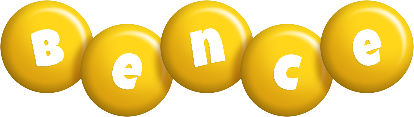 Bence candy-yellow logo