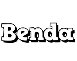 Benda snowing logo