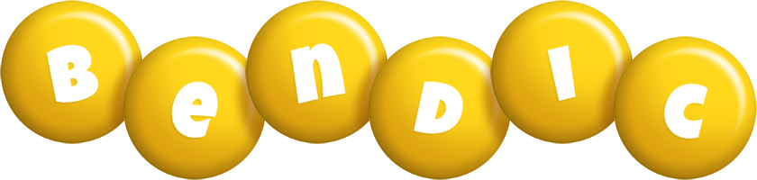 Bendic candy-yellow logo