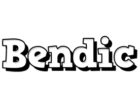 Bendic snowing logo