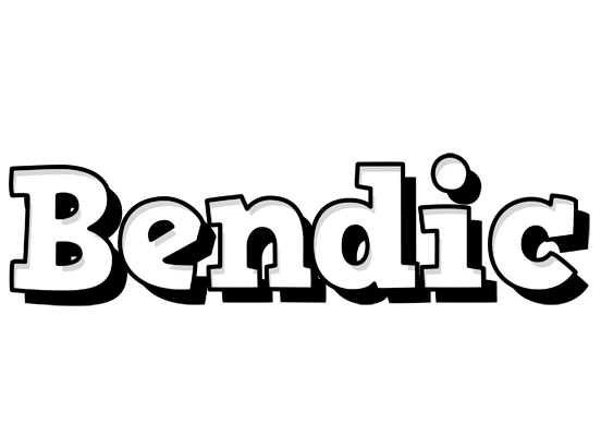 Bendic snowing logo