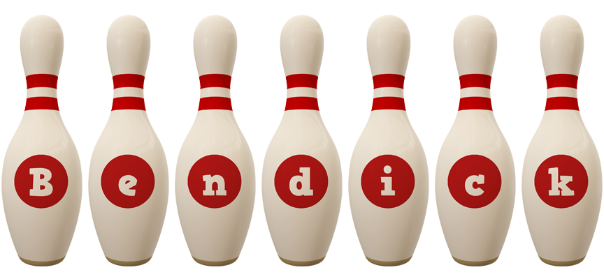 Bendick bowling-pin logo