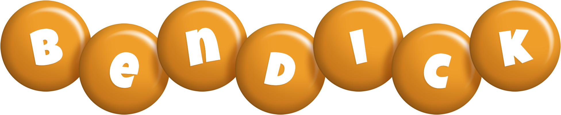 Bendick candy-orange logo