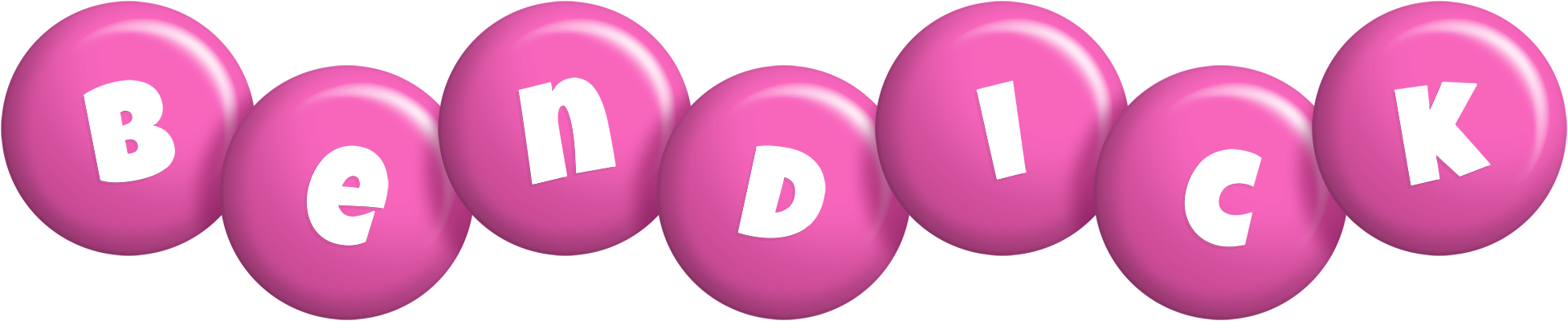 Bendick candy-pink logo