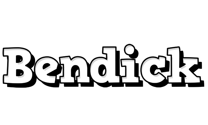 Bendick snowing logo