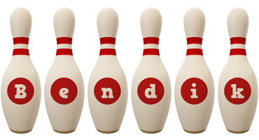 Bendik bowling-pin logo