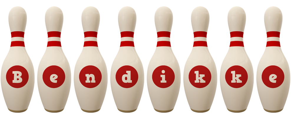 Bendikke bowling-pin logo
