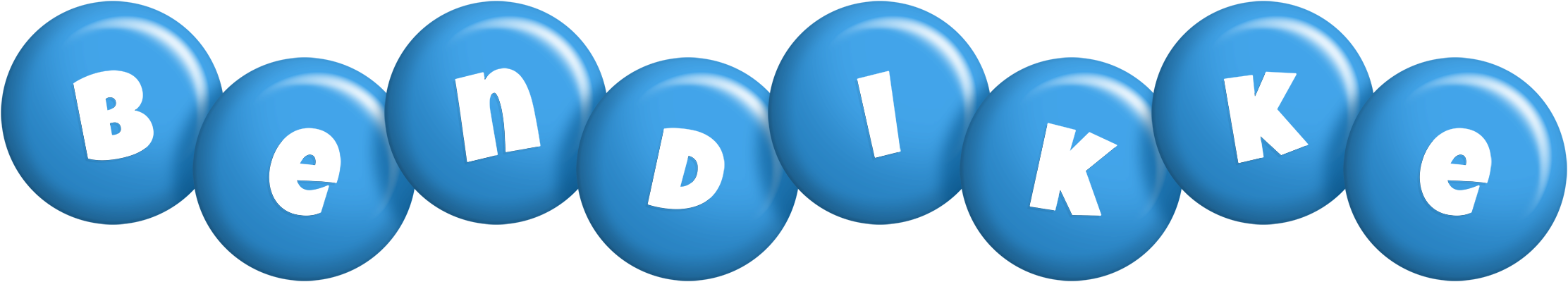Bendikke candy-blue logo