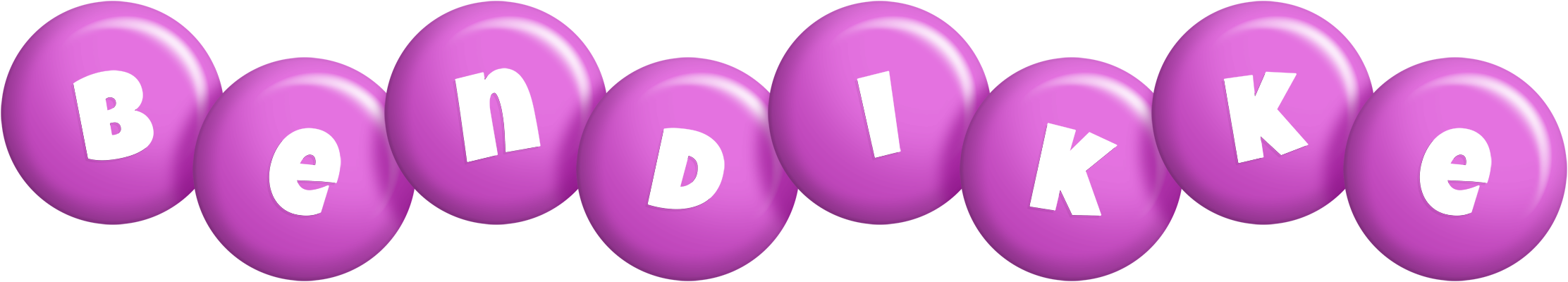 Bendikke candy-purple logo