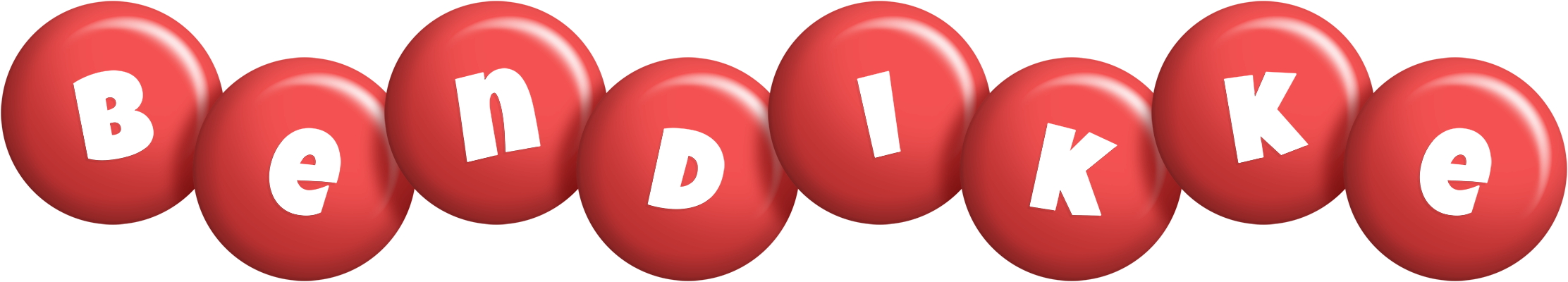 Bendikke candy-red logo