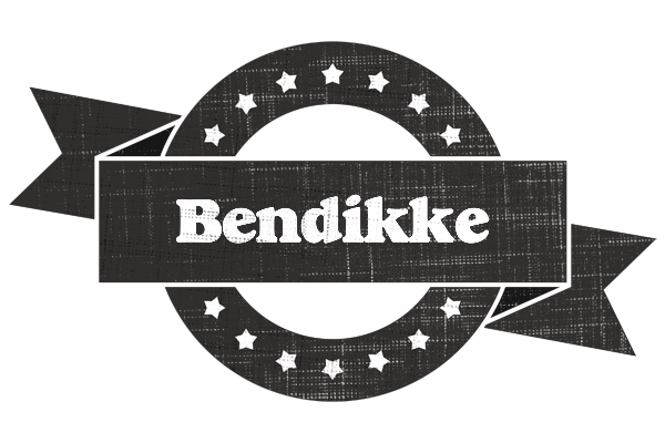 Bendikke grunge logo
