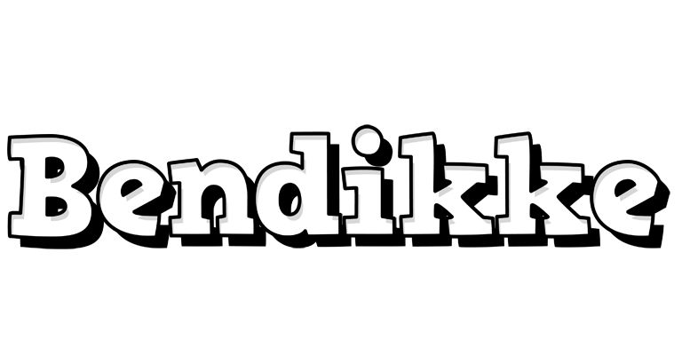 Bendikke snowing logo