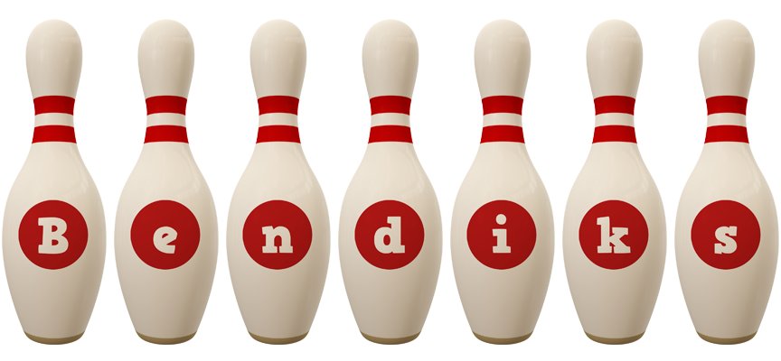 Bendiks bowling-pin logo
