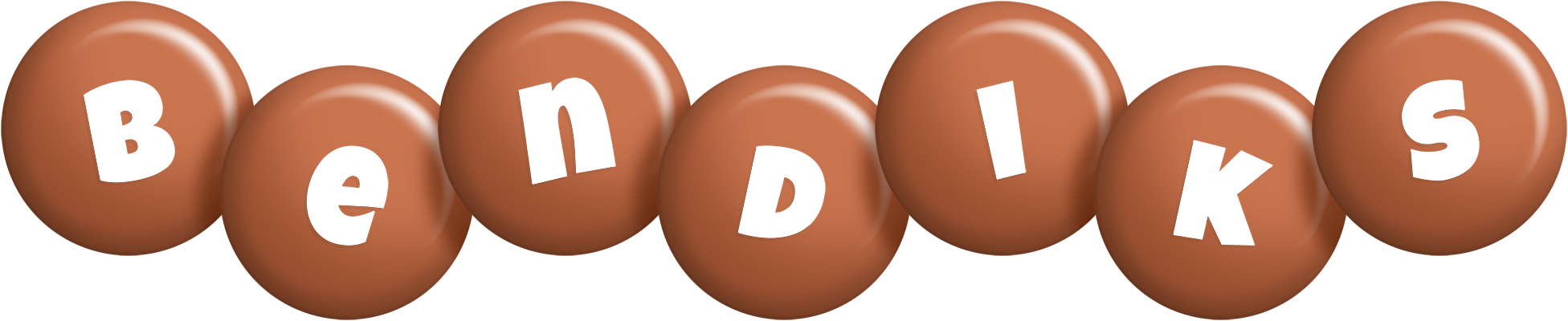 Bendiks candy-brown logo