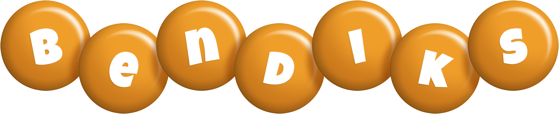 Bendiks candy-orange logo
