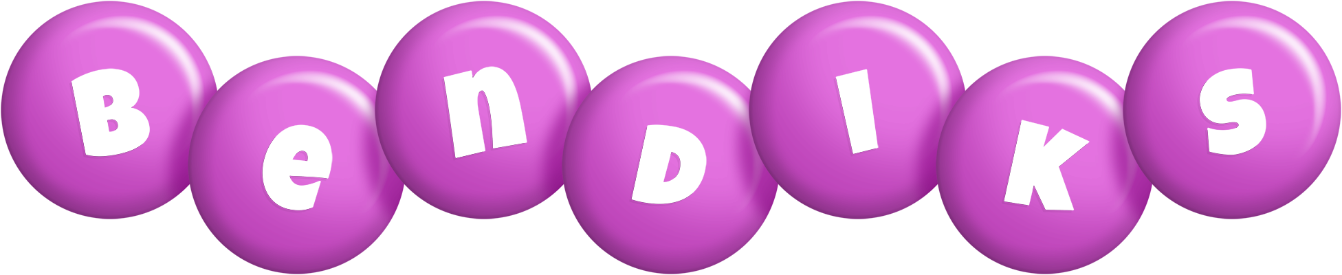 Bendiks candy-purple logo