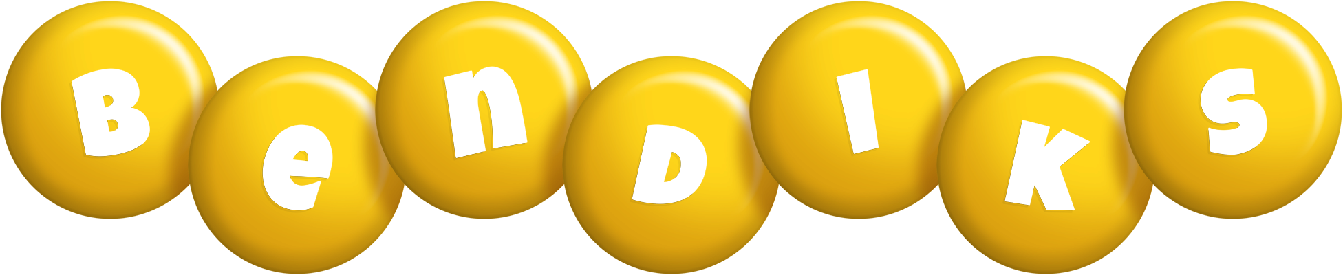 Bendiks candy-yellow logo