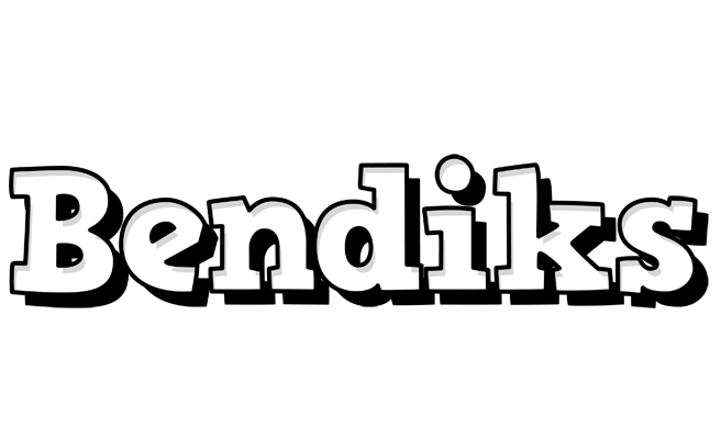 Bendiks snowing logo