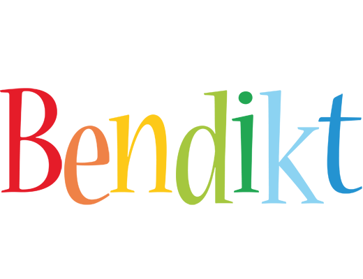 Bendikt birthday logo