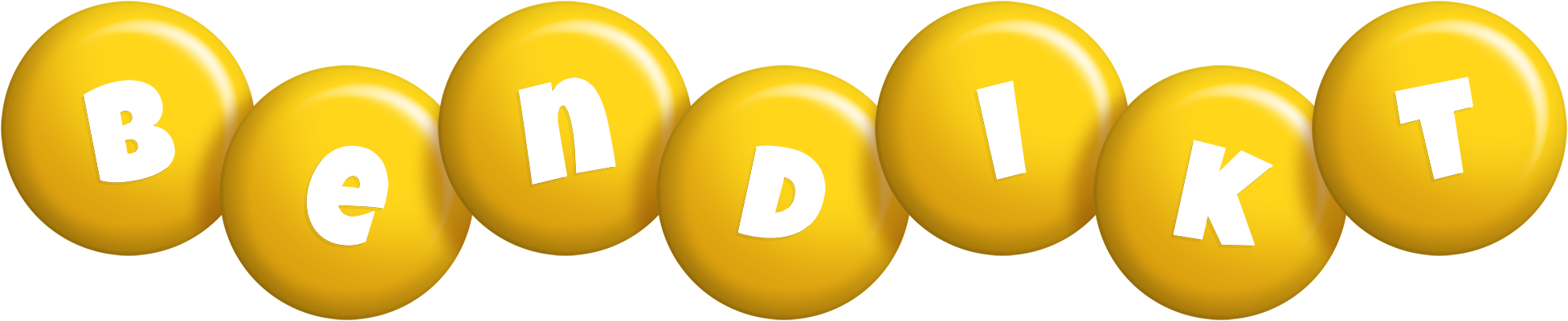 Bendikt candy-yellow logo