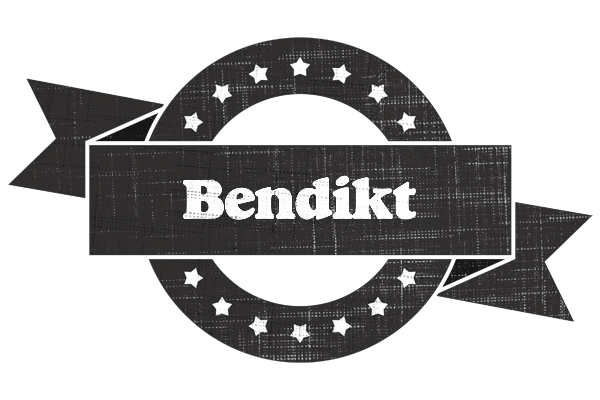 Bendikt grunge logo