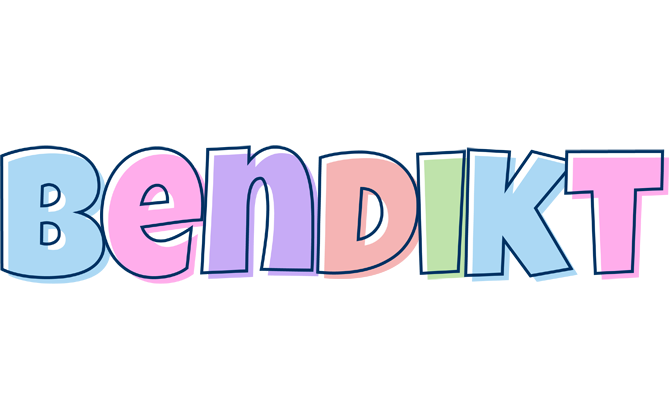 Bendikt pastel logo