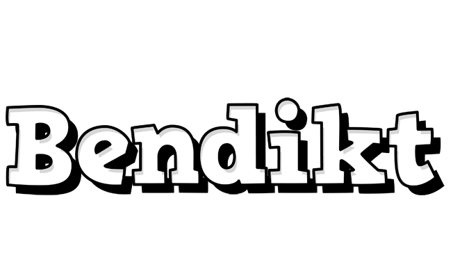 Bendikt snowing logo