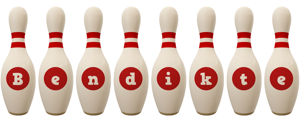 Bendikte bowling-pin logo