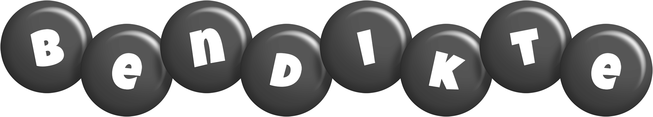 Bendikte candy-black logo