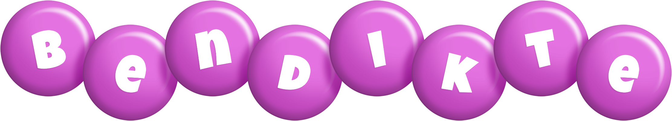 Bendikte candy-purple logo