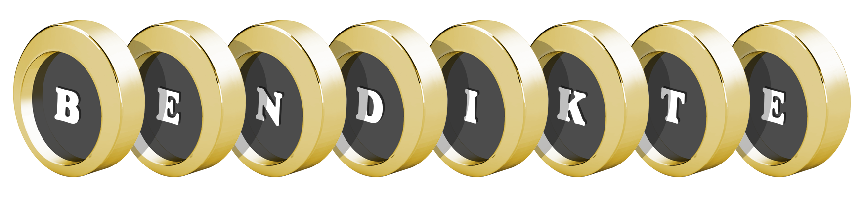 Bendikte gold logo