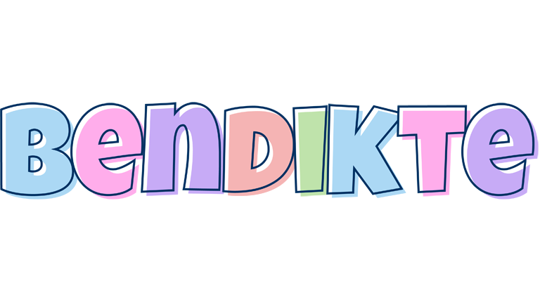 Bendikte pastel logo