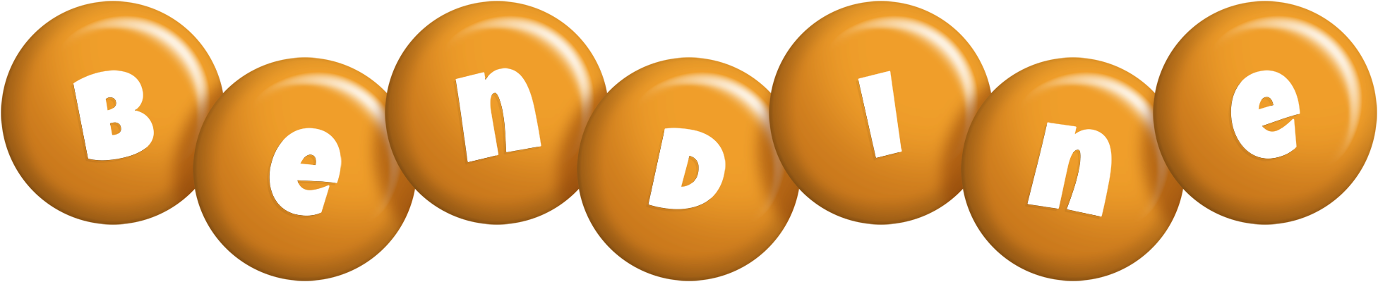 Bendine candy-orange logo