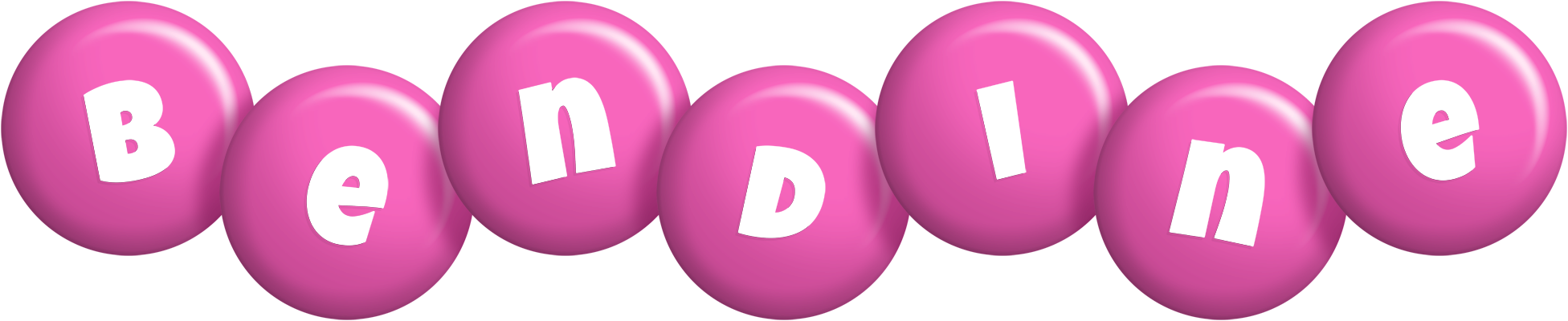 Bendine candy-pink logo