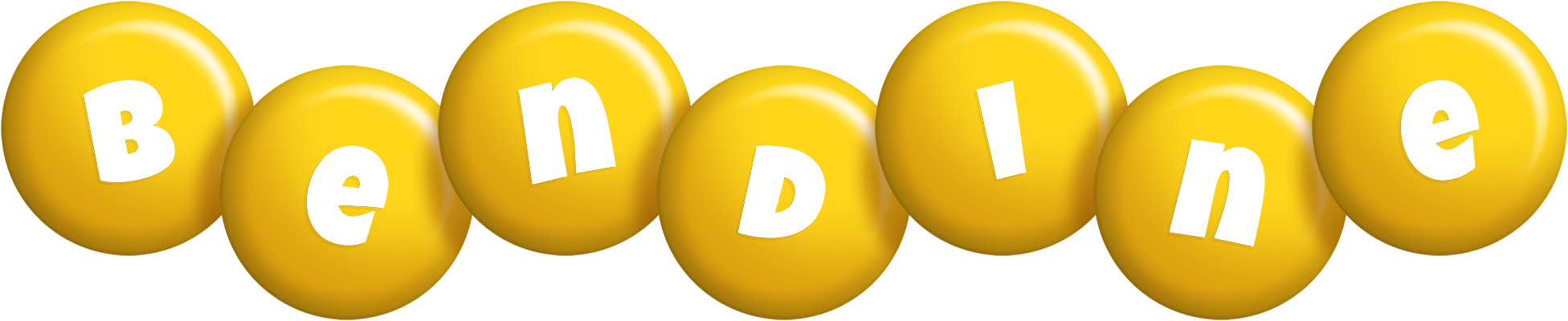 Bendine candy-yellow logo