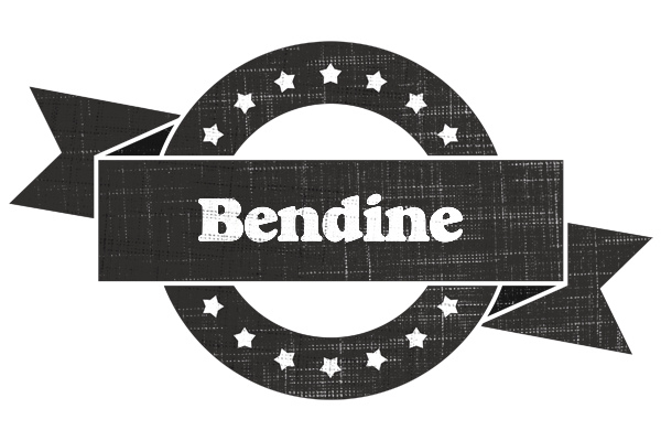 Bendine grunge logo