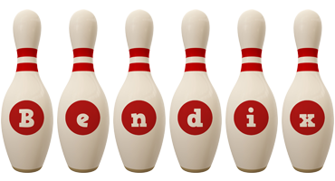Bendix bowling-pin logo