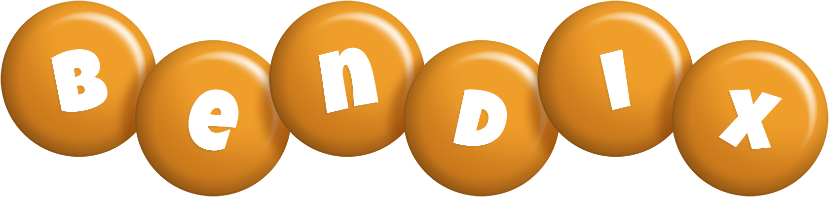 Bendix candy-orange logo