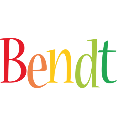Bendt birthday logo