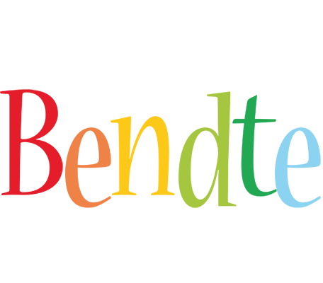 Bendte birthday logo